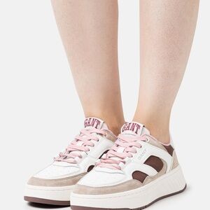 Gant Yinsy Women’s Pink/White/Brown Trainer Sneakers Size 6 US